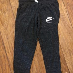 Capri length Nike joggers